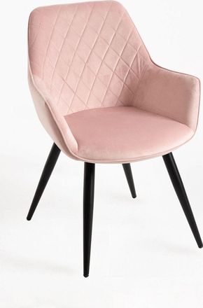 Regalos Miguel Sillas Comedor - Silla Kres Terciopelo - Rosa