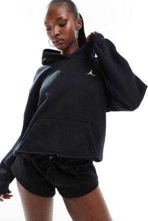 Nike Jordan Brooklyn fleece hoodie in black