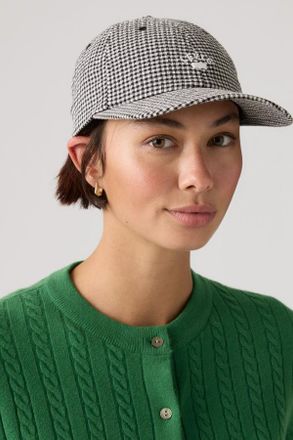 Levi's Gorra con logo Lazy Girl - Mujer - One Size - Gris / Caviar Seersucker