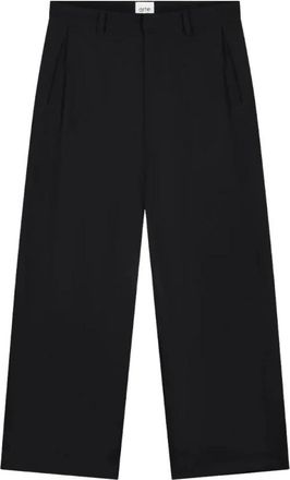 Arte Wool Pleated Gallery Pants - Heren - Broeken - Zwart - Maat: W30 Wol