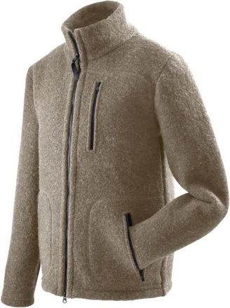 Mufflon Klaas Merinojacke f&uuml;r Herren | grau/braun