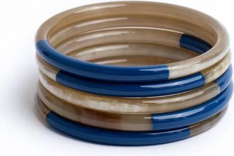 Sunshine Tienda Womens Bangle Set In Navy