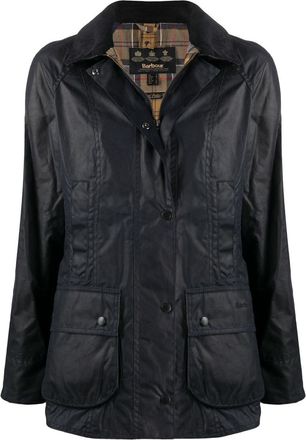 Barbour Navy Blue Beadnell Wax jacket
