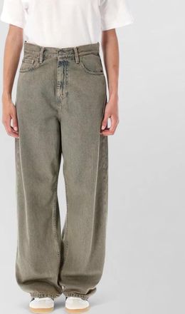 Carhartt Work in Progress denim high-rise wide-leg trousers