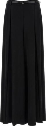 P.A.R.O.S.H. Poker 26 Palazzo Trousers - Trousers - Mujer - Negro - S