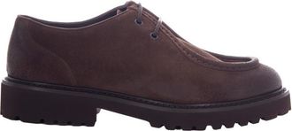 Doucal's Brown Solid Lace Up Shoes