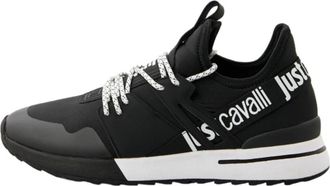 Just Cavalli Sneakers - Heren - Sneakers - Zwart - 45 EU - Leer - Schoenen