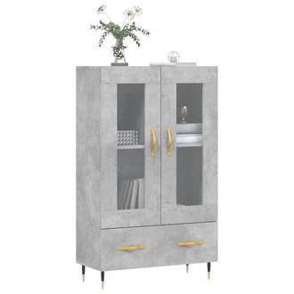 Berkfield Home Highboard Concrete Grey 69.5x31x115 cm Engineered Wood