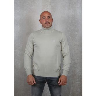 Boss Orange by Hugo Boss BOSS Akiro Coltrui Gebreide Trui, Beige
