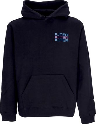 Iuter Skull Spine Lichtgewicht Hoodie Zwart - Heren - Hoodies - Zwart - XL - Katoen - Hoodies & sweatvesten