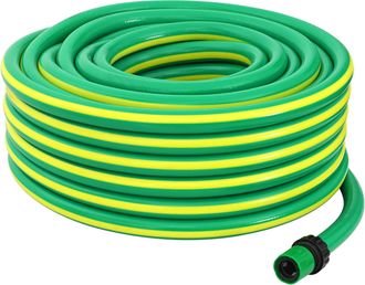 vidaXL Manguera De Jard&iacute;n 5 Capas Verde Y Amarillo 1/2 20 M Pvc Vidaxl