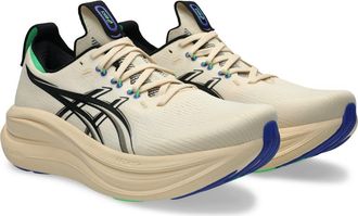 Asics GEL-NIMBUS 28 Running Shoe in Seashell/Black at Nordstrom, Size 10.5