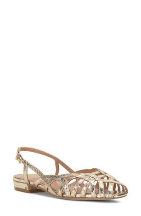 Vince Camuto Stiorra Slingback Sandal in Gold at Nordstrom, Size 7.5