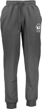 La Martina La Martina Heren Grijze Katoenen Joggingbroek