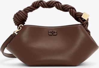 Ganni Brown Mini Bou Bag