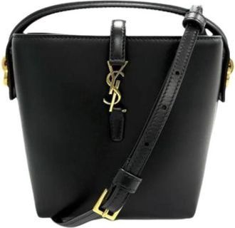 Saint Laurent Pre-owned Bucket Bag - Dames - Vintage Tas - Zwart - ONE Size - Leer - Vintage