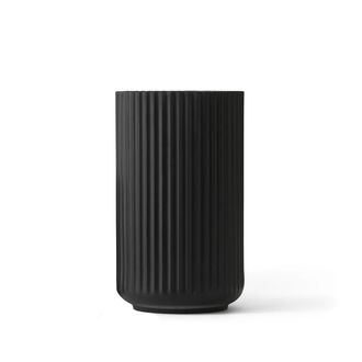 Lyngby Porcel&aelig;n Lyngbyvase, schwarz, H 15 cm