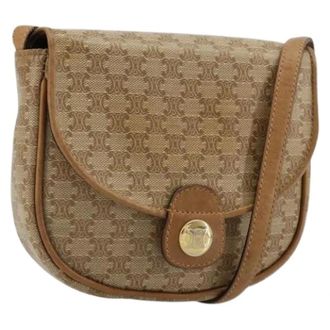 Celine Pre-owned Cross Body Bags, female, Beige, Size: ONE SIZE Pre-owned Vintage Shoulder Bag