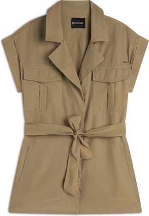 Freddy Trench donna senza maniche con cintura in vita