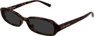 Saint Laurent Erin Zonnebril - unisex - Zonnebrillen - Bruin - 52 MM - Nylon - Accessoires
