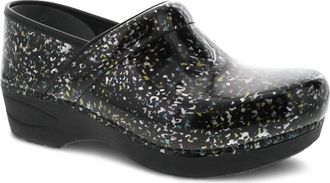 Dansko Womens Xp 2.0 Leather Nursing Clogs In Speckles Patent