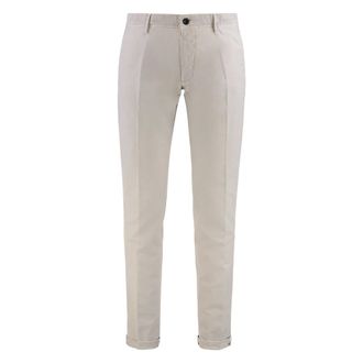 Slowear Chinos, male, White, W36, Slim fit cotton trousers