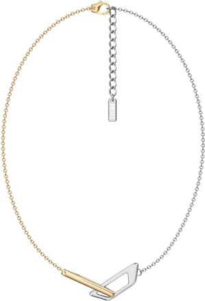 Diesel Stainless steel chain necklace - Necklaces - Unisex - Silver