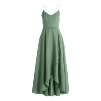 Vera Mont Dames, Jurken, Groen, Maat: XL Leer