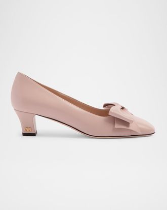 Valentino Garavani Bowow Leather Pumps