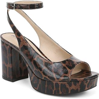 Life Stride Aliyah Ankle Strap Platform Sandal in Brown at Nordstrom, Size 8.5