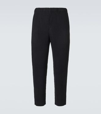 Homme Pliss&eacute; Issey Miyake Homme Pliss&eacute; Issey Miyake Tuxedo Pleats straight pants