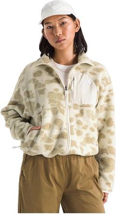 The North Face Yumiori Peak Full Zip Jacket Print Womens Coat Pale Khaki Heritage Print : 2XL, Polyester