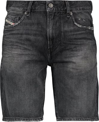 Diesel Denim Shorts, male, Black, Size: W32 D-Fin Denim Shorts