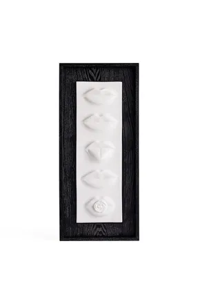 Jonathan Adler Gala Vertical Wall Sculpture in Black /White at Nordstrom