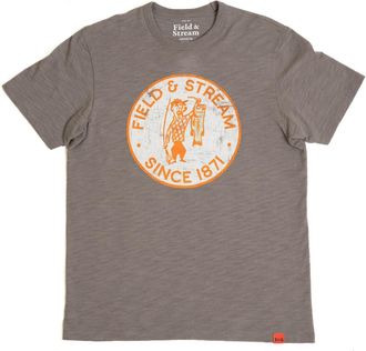 Field & Stream Trueblood Tee Shirt Grey, Medium Grey, Large