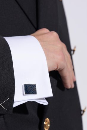 Ferragamo Cufflinks, Mens, Silver