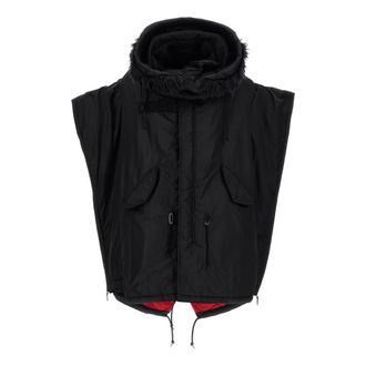 Junya Watanabe Waistcoats, female, Black, S, Oversize Puffer Jacket