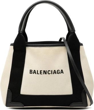 Balenciaga Pre-owned Tote Bags, female, White, Size: ONE SIZE Pre-owned Small Tote Bag
