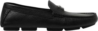 Dolce & Gabbana Premium Leren Instaploafers - Heren - Loafers - Zwart - 42 EU - Leer - Schoenen