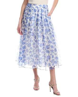 Max Mara Weekend Max Mara Marca Silk Midi Skirt