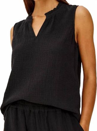 Rails Christy V-Neck Top In Black