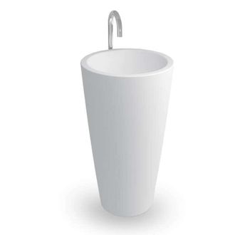 Ambra Lavabo De Pedestal - Kezia - Lavabo - 50x50x90cm