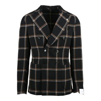 Luigi Bianchi Mantova Giacca Doppiopetto - - Jackets - Uomo - Multicolore - M