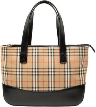 Burberry Pre-owned Handbags, female, Beige, Size: ONE SIZE Pre-owned Vintage Handbag