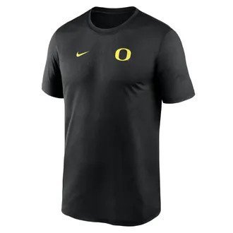 Nike Oregon Sideline Legend Small Logo Nike Mens Dri-FIT College T-Shirt in Black | 02TI00AUON-HE3