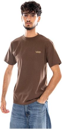 Vans New Left Chest SS Tee - Heren - T-shirts - Bruin - L - Katoen - Tops