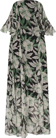 Loewe Floral Print Silk Dress