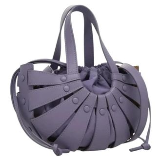 Bottega Veneta Pre-owned Bucket Bags, female, Purple, Size: ONE SIZE Pre-owned Vintage Shoulder Bag