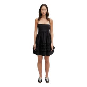 Ganni Mujer, Vestidos, Negro, Talla: L