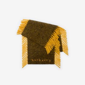 Burberry Alpaca Wool Blend Happy Scarf